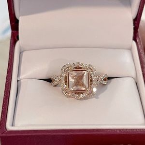 Helzberg Zac Posen Diamond and Morganite Ring!